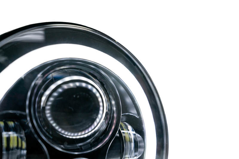 DV8 Offroad 07-18 Jeep Wrangler JK LED Projector Headlights w/ Angel E