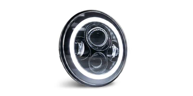 DV8 Offroad 07-18 Jeep Wrangler JK LED Projector Headlights w/ Angel E