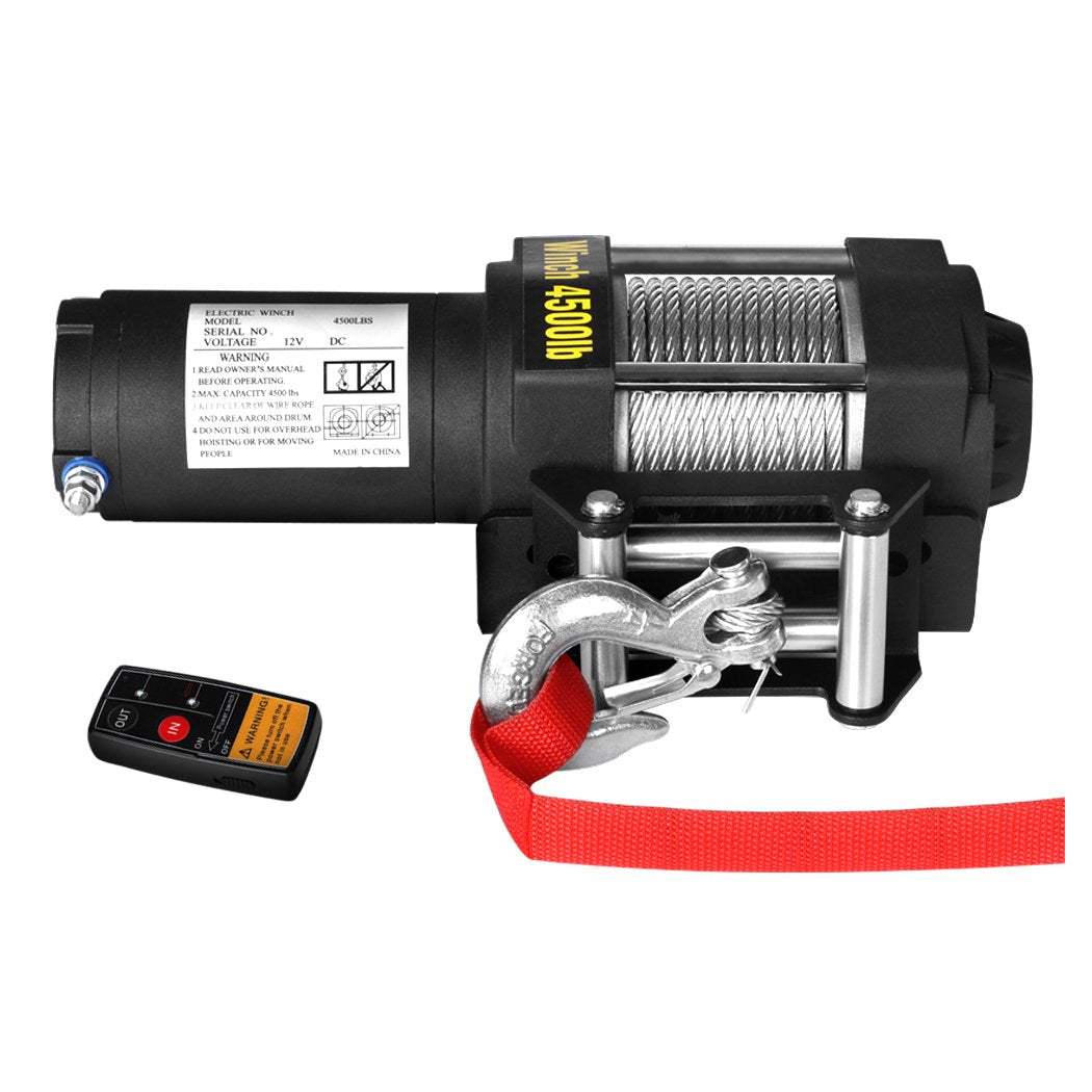Wireless Electric Winch 4500 LBS / 2041KGS 12V