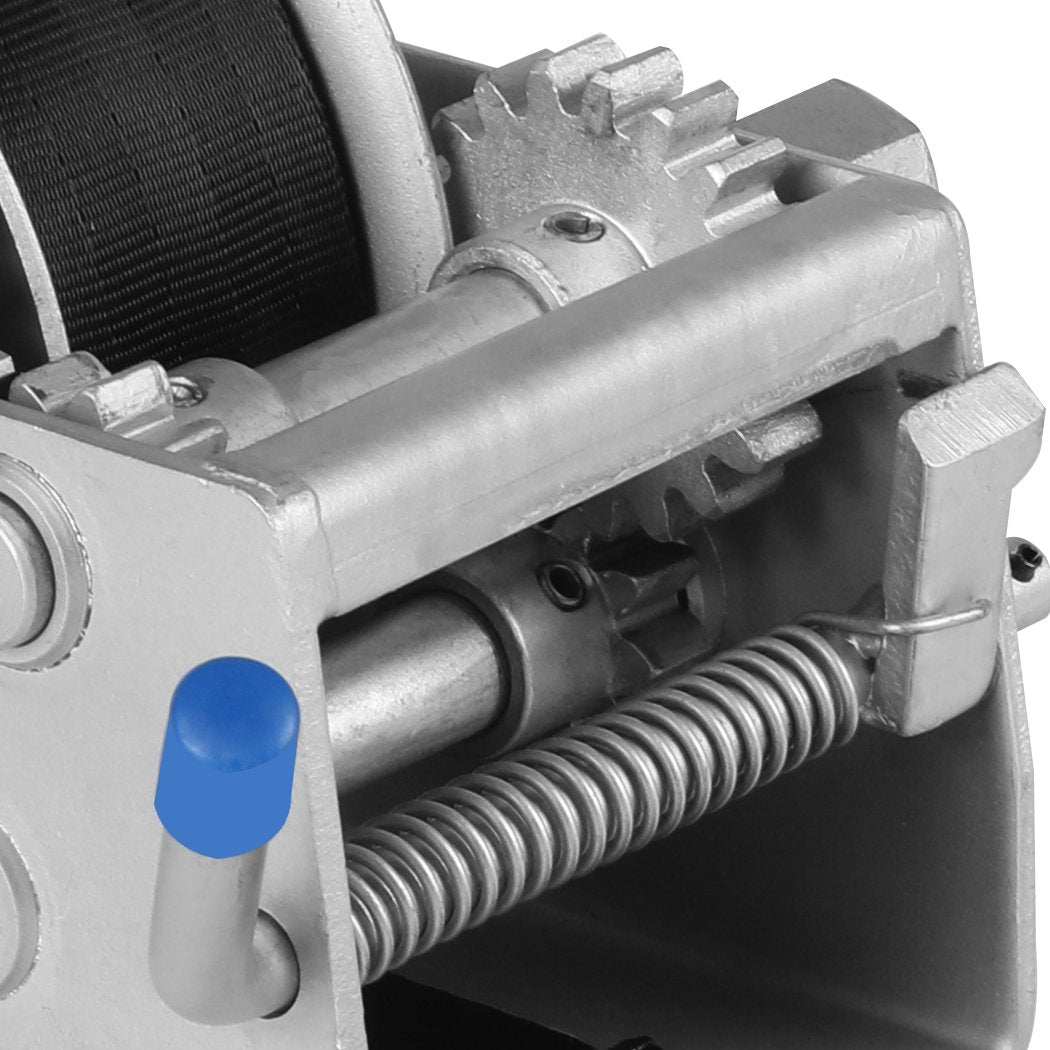 3000kgs Hand Winch - 3 Speed with Webbing Strap.