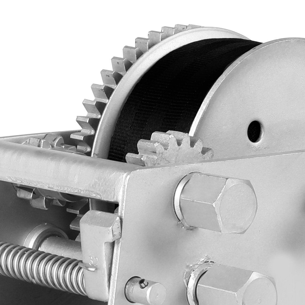 3000kgs Hand Winch - 3 Speed with Webbing Strap.