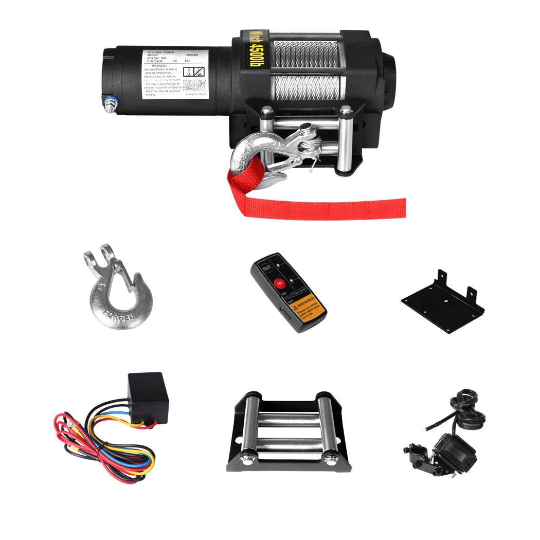 Wireless Electric Winch 4500 LBS / 2041KGS 12V