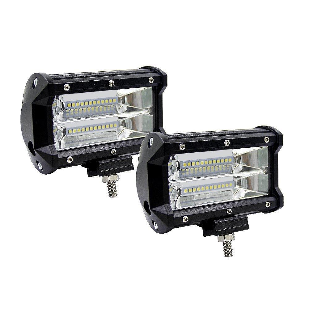 2x 5inch Flood LED Light Bar