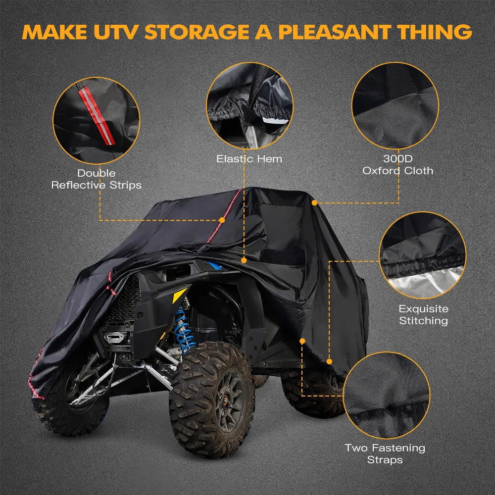 NICECNC Vehicle Storage UTV Cover For Polaris /Can-AM/HONDA