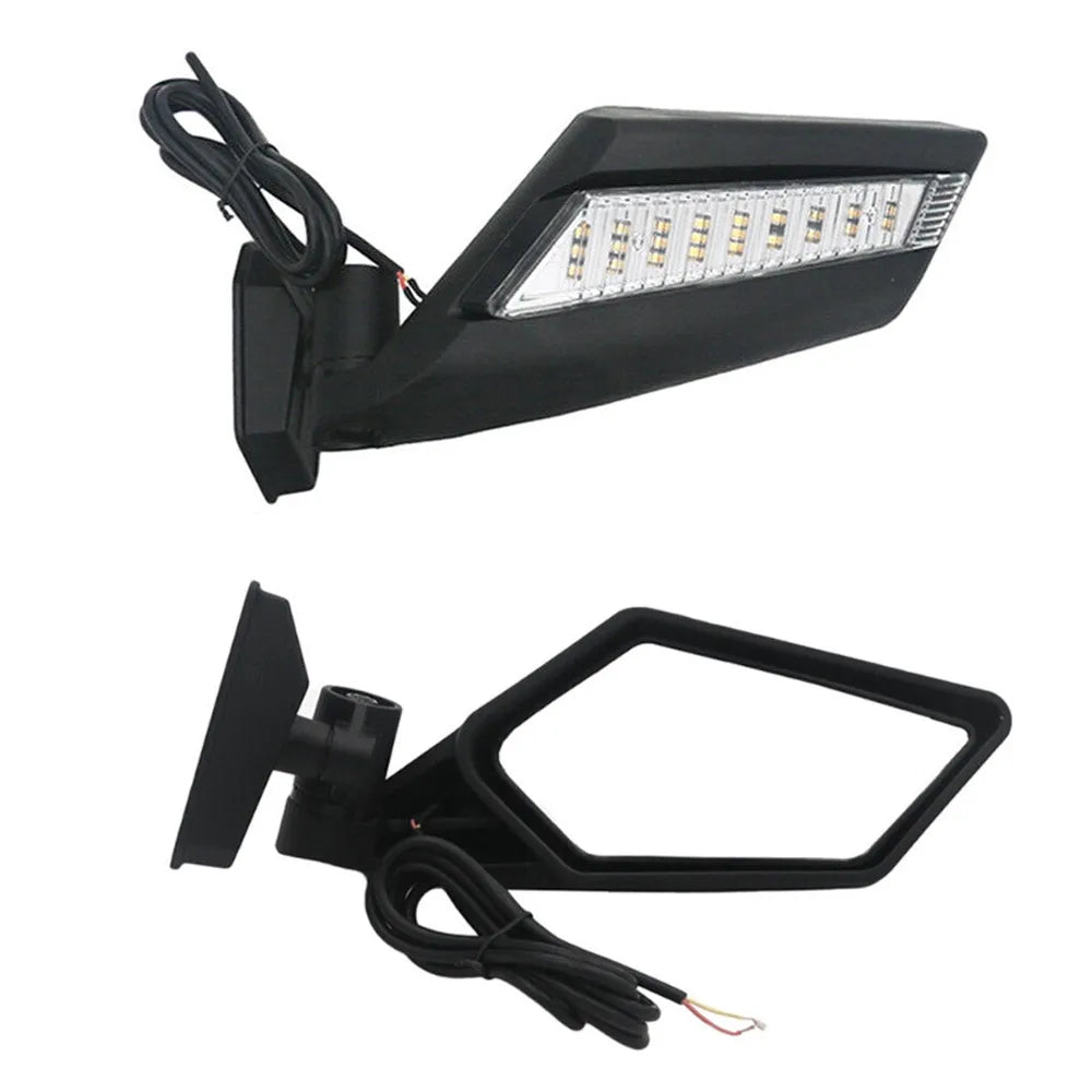 2pcs Mirror with LED Turn Signal Light