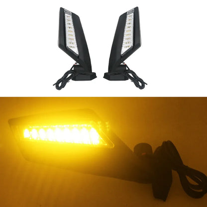 2pcs Mirror with LED Turn Signal Light