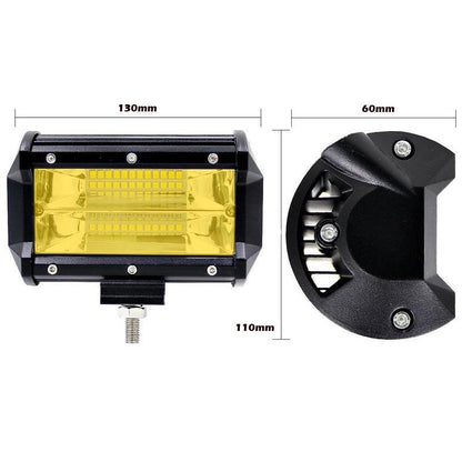 2x 5inch Flood LED Light Bar