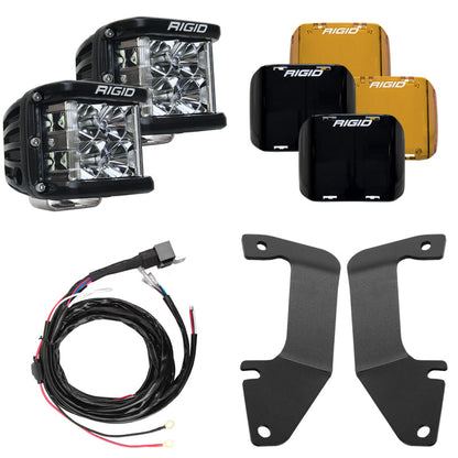 Rigid Industries 14-20 Toyota Tundra A-Pillar Light Kit (Includes D-SS